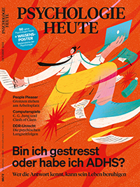 Cover der Jubiläumsausgabe des Magazins Psychologie Heute 10/2024