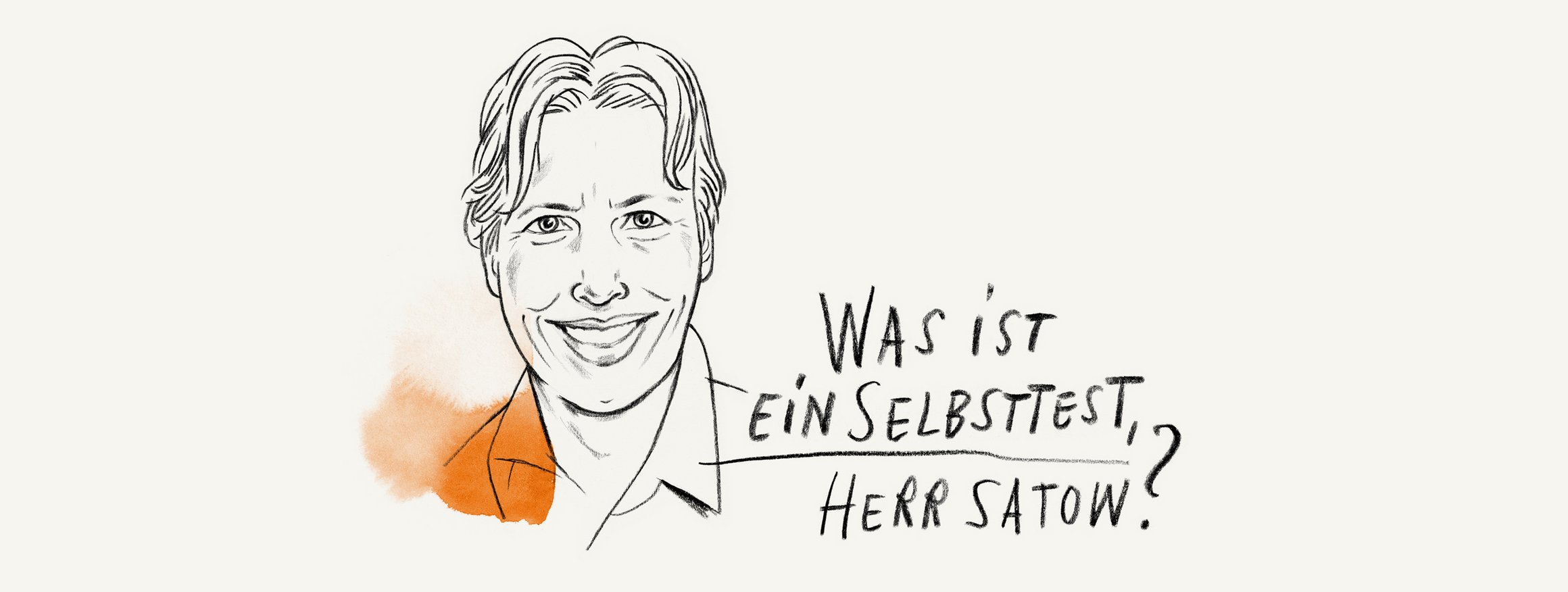 Die Illustration zeigt ein Portrait von Lars Satow