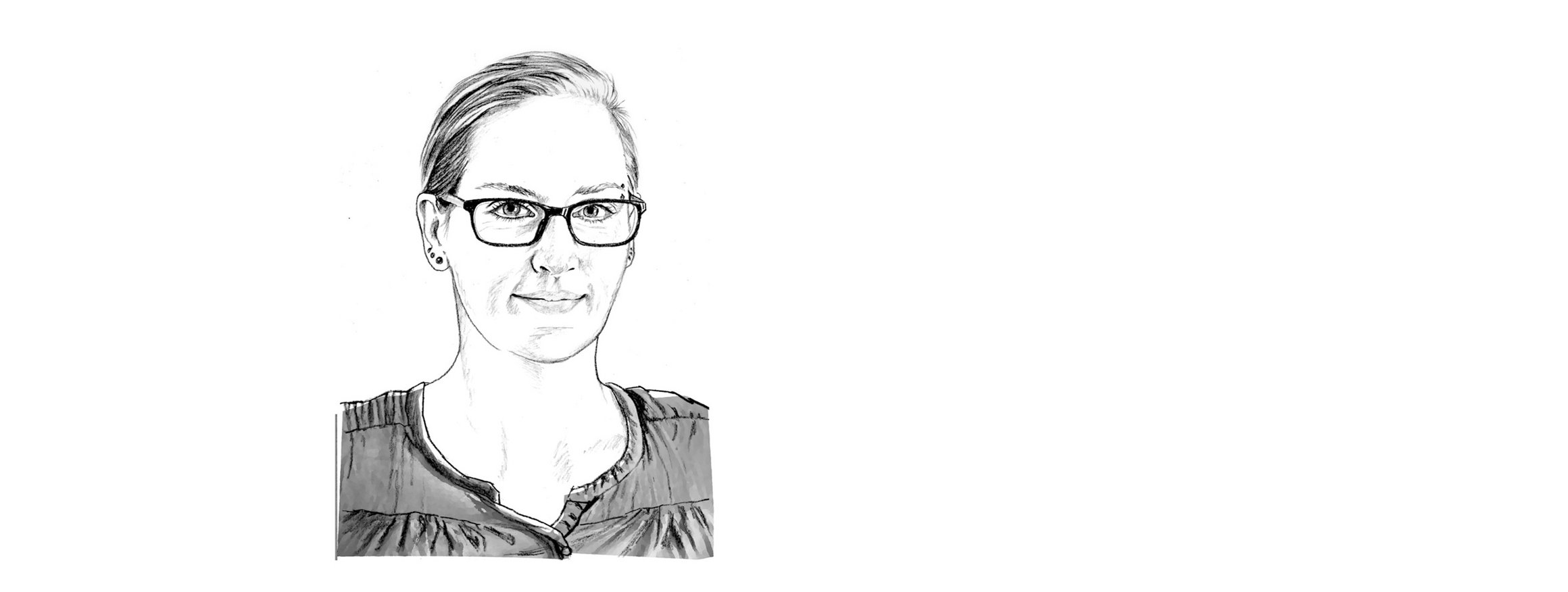 Die Illustration zeigt die freiberufliche Journalistin und Psychologin, Jana Hauschild, die stört, dass Kinder Versuchsobjekte sind