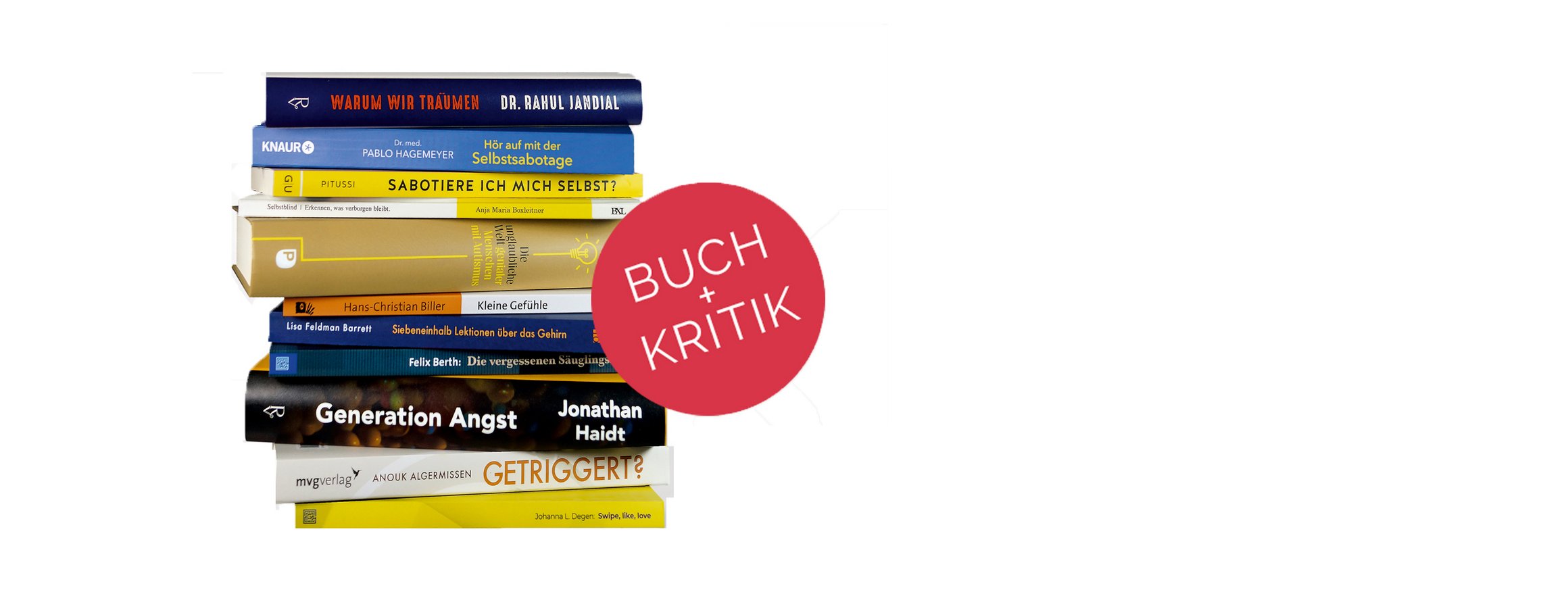 Ein Bücherstapel mit den Büchern, die in Ausgabe 11/2024 vorgestellt werden